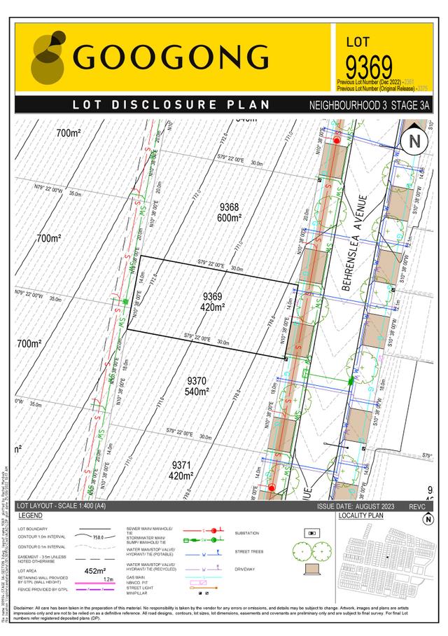 New Land - Lot 9369, NSW 2620