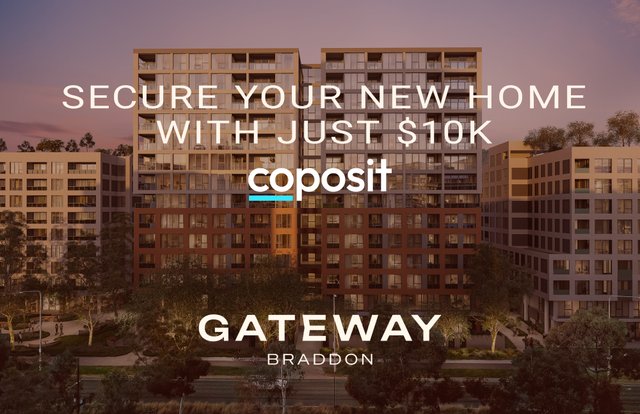 Gateway - Vista - 1 bed w. car park from $446,950, ACT 2612