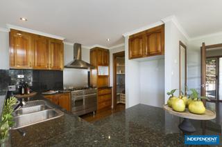 Kitchen with walk in pantry