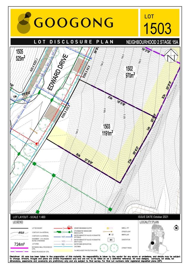 New Land - Lot 1503, NSW 2620