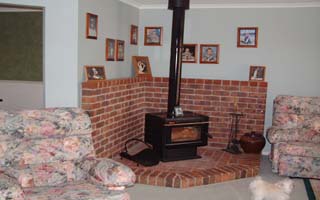 Fire Place In Lounge