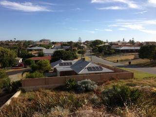 Inland Views from top of block looking down to south boundary bo