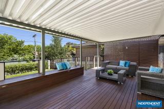 Covered Entertaining Deck