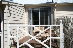 Deck off meals area