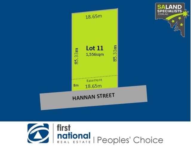 Lot 11 Hannan Street, SA 5374