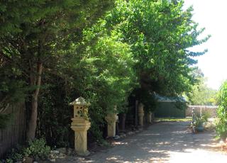 Paved driveway