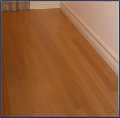 Example of timber flooring to living areas