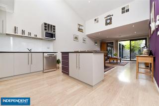 Kitchen and open plan living area