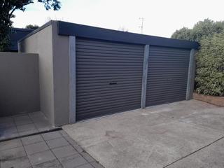 double garage-electric doors   