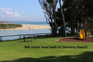 800 metres to Dalmeny Beach