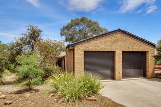 Double garage - walkway to home at left hand side