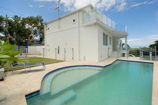 Pool and courtyard