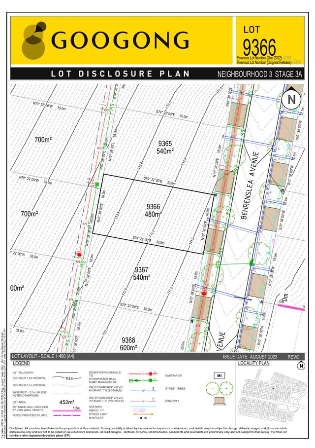 New Land - Lot 9366, NSW 2620