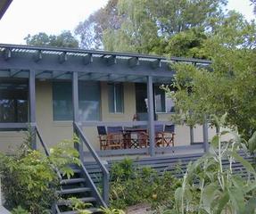 Garden view of deck