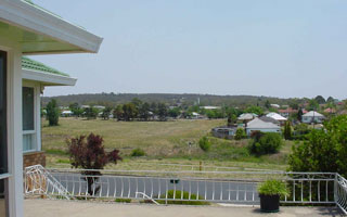 View from patio
