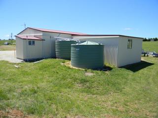 Shed & tanks