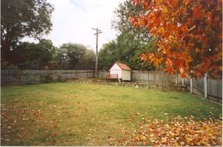 B/yard towards fence