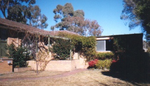 Back view of house