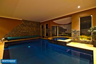 Indoor pool and spa