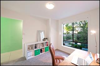 The downstairs bedroom has BIR - or can be used as a home office (2016-02-09)