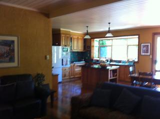 Family room kitchen