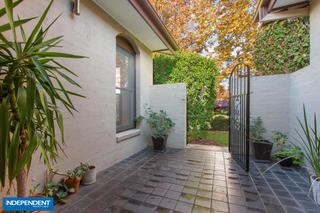 Front entry courtyard