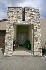 Stone feature wall