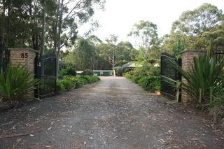 Front Security Gates & Driveway