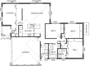 3 Bedroom plan