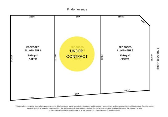 Proposed Lots 1, 2 & 3/2 Beatrice Avenue, SA 5023