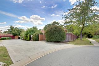 Entrance to townhouse development