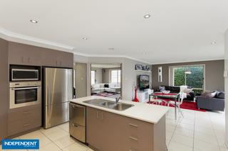 Kitchen overlooking living areas