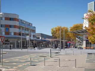 The light rail stop is minutes from your door (2017-10-13)