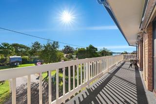 Sunny front deck