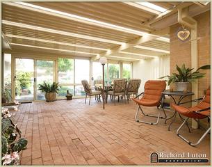 Spacious sunroom