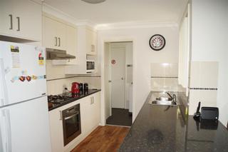 Modern kitchen with stainless steel appliances