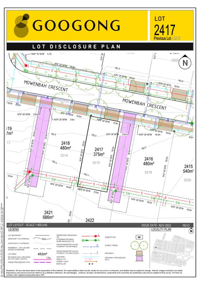 Land Ready to Build On - Lot 2417, NSW 2620