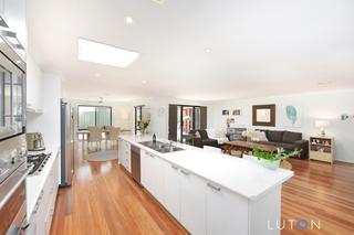 Kitchen and open plan living