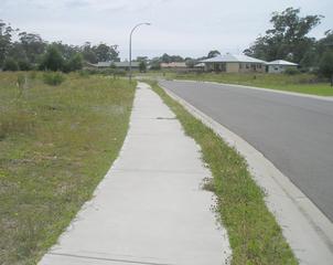 Pathway at front