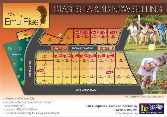 1-29/null Emu Rise  - Stage 1a & 1b, VIC 3551