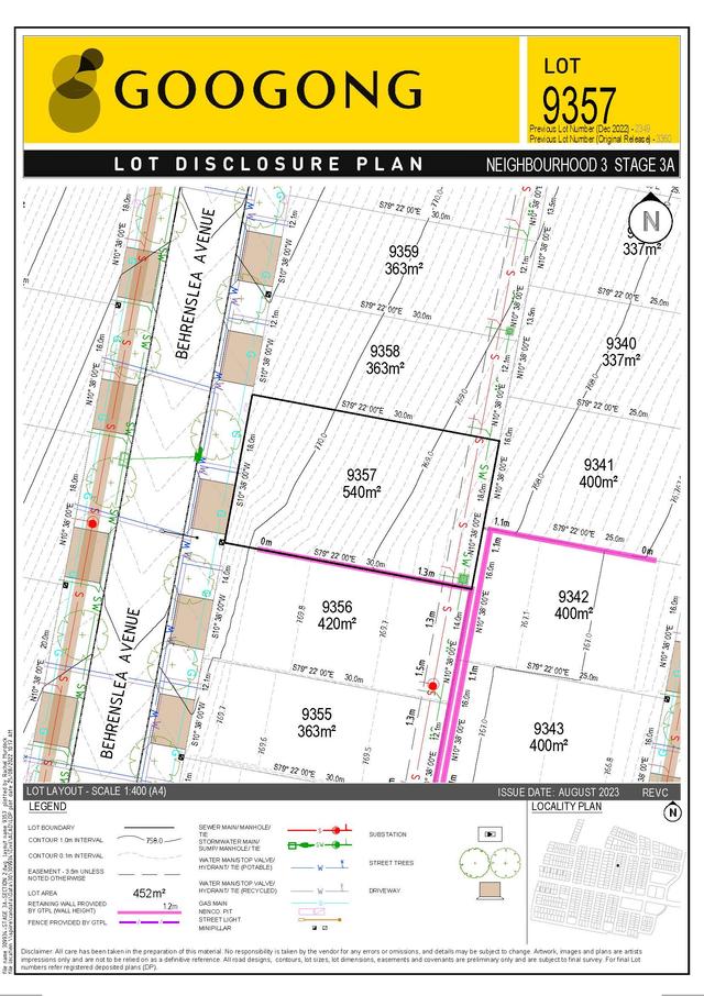 New Land - Lot 9357, NSW 2620