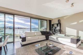 Open-plan living and dining