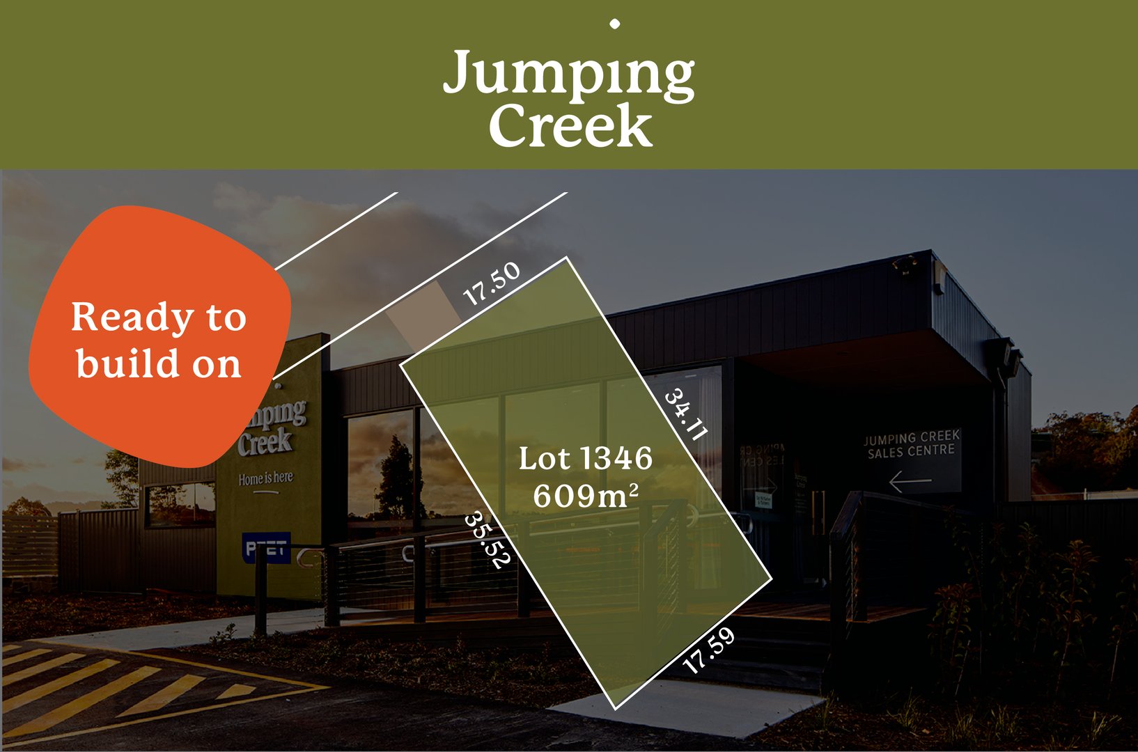 Jumping Creek Lot 1346 Blocks now ready to build on at, Jumping