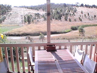 View from deck