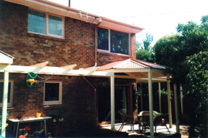 Rear of house