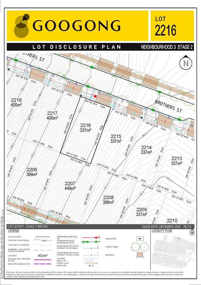 Land Ready to Build On - Lot 2216, NSW 2620