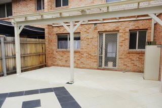 Rear courtyard/pergola