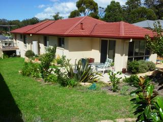 Rear of house