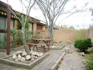 Front courtyard