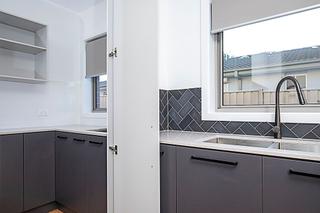 Kitchen and walk-in-pantry 